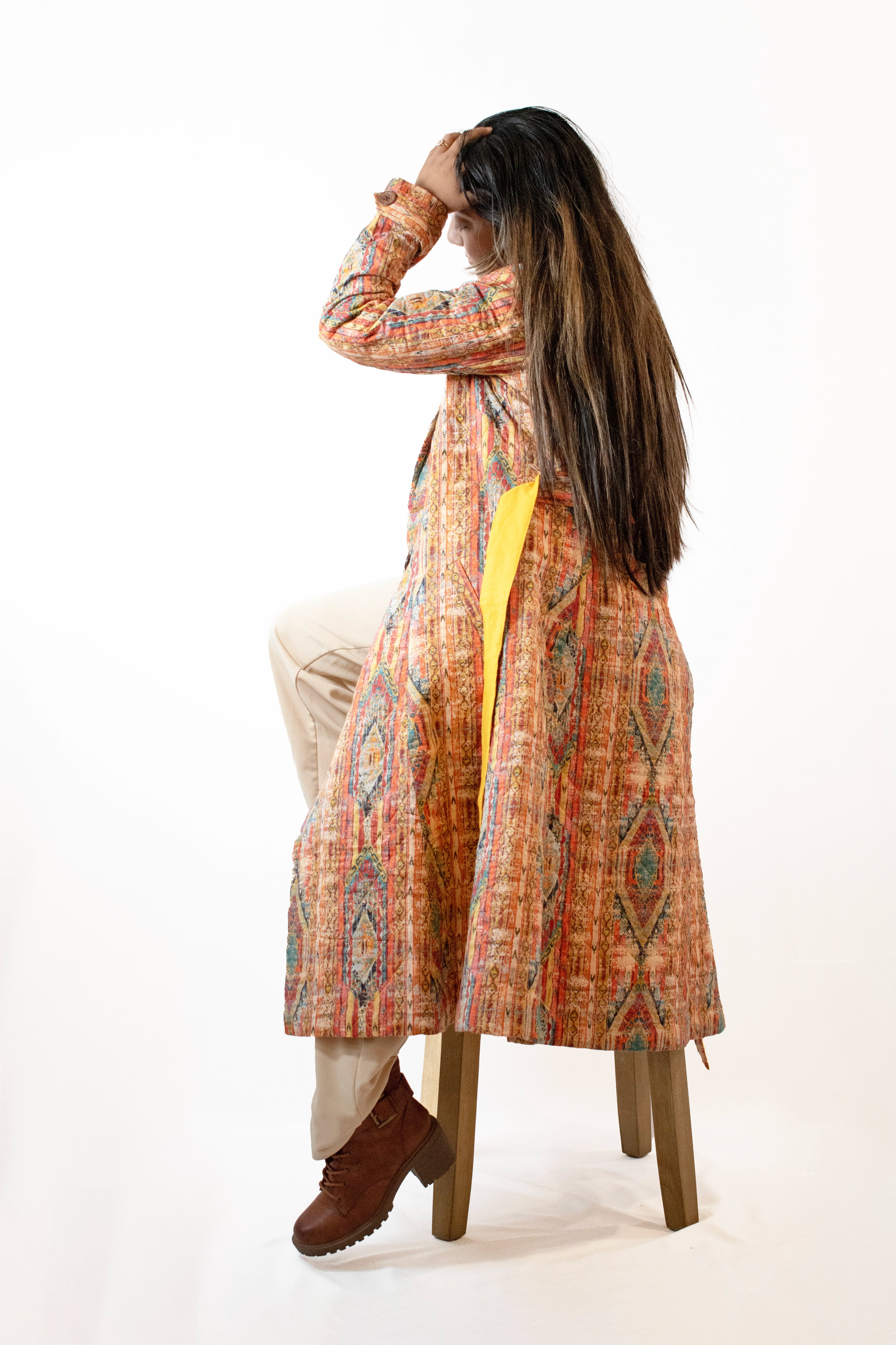 Multicolor quilted jacket 